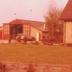1978 varkensstalinrichting maken in een oude kippenstal